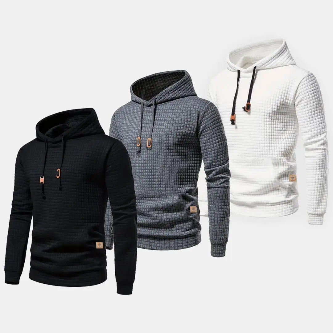 Forza Waffle-Knit Pullover Hoodie 523e71-4