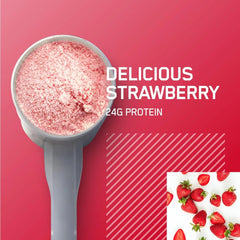 Optimum Nutrition Gold Standard 100% Whey Protein Isolate Powder, Delicious Strawberry, 2 Lbs, 29 Servings SAUDI SHARK