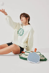 Popflex Active Club Cloud Crew Neck Sweater - Cream POPFLEX®