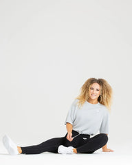 Power Crop Top | Mist Grey WOMEN'S BEST