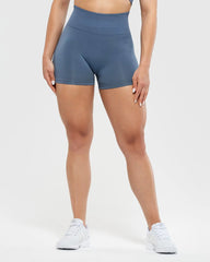 Define Scrunch Seamless Shorts | Smoke Blue WOMEN'S BEST