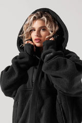 Find Your Inner Fleece Jacket - Charcoal POPFLEX®