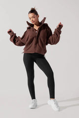 Find Your Inner Fleece Jacket - Chocolate POPFLEX®