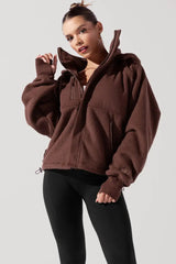 Find Your Inner Fleece Jacket - Chocolate POPFLEX®