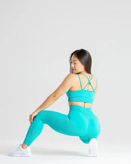 Power Seamless Leggings | Ceramic Turquoise WOMEN'S BEST