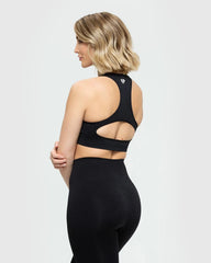 Move Seamless Sports Bra | Black Marl WOMEN'S BEST