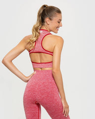 Move Seamless Sports Bra | Red Marl WOMEN'S BEST