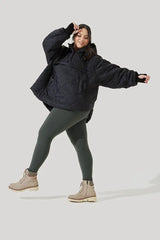 Pillow Packable Puffer Jacket - Black POPFLEX®