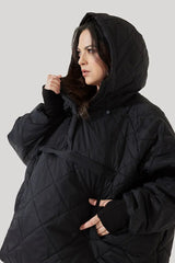 Pillow Packable Puffer Jacket - Black POPFLEX®