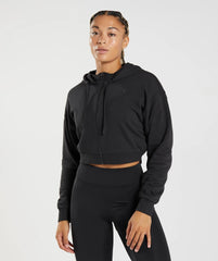 GS Power Cropped Zip Hoodie Gymshark | United We Sweat