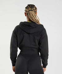 GS Power Cropped Zip Hoodie Gymshark | United We Sweat