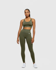 Power Seamless Sports Bra | Khaki WOMEN'S BEST