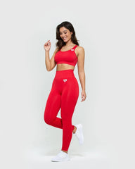 Power Seamless Leggings | Red WOMEN'S BEST