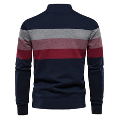 Èssenziale Cotton Quarter Zip Sweater Modavivo