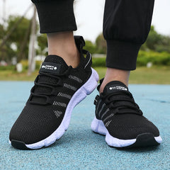 New Summer Soft Soled Running Shoes Men Mesh Breathable Casual Shoes Comfortable Fashionable Versatile Outdoor Exercise Shoes