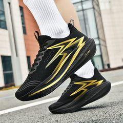 Full-Length Carbon Plate Running Shoes for Boys and Girls, New Breathable Non-Slip Men's Running Shoes, Marathon Racing Shoes