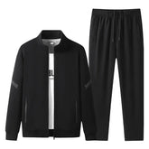 Casual Sportswear Sweatshirt Set for Middle-aged And Young People Fashionable Loose Fit Autumn Collection Cross-Border