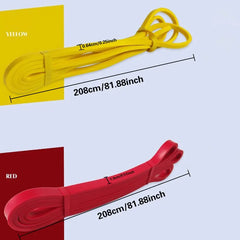 قطعة واحدة من شريط مطاطي من اللاتكس، شريط سحب للياقة البدنية، شريط مقاومة للتمرين، حبل شد، شريط شد، حبل سحب من مادة TPE
