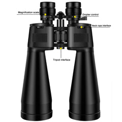 BORWOLF 20-60X70 Binoculars High Magnification Long Range Zoom 60 Times Hunting Astronomical Telescope HD Professiona Zoom