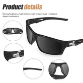 Kapvoe Polarized Fashion Sunglasses Outdoor Sports Uv400 Glasses Camping Fishing Goggles Hiking Running Glasses for Men Cycl