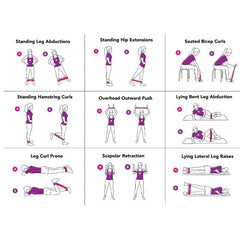 FlexiFit Resistance Bands Flamin' Fitness