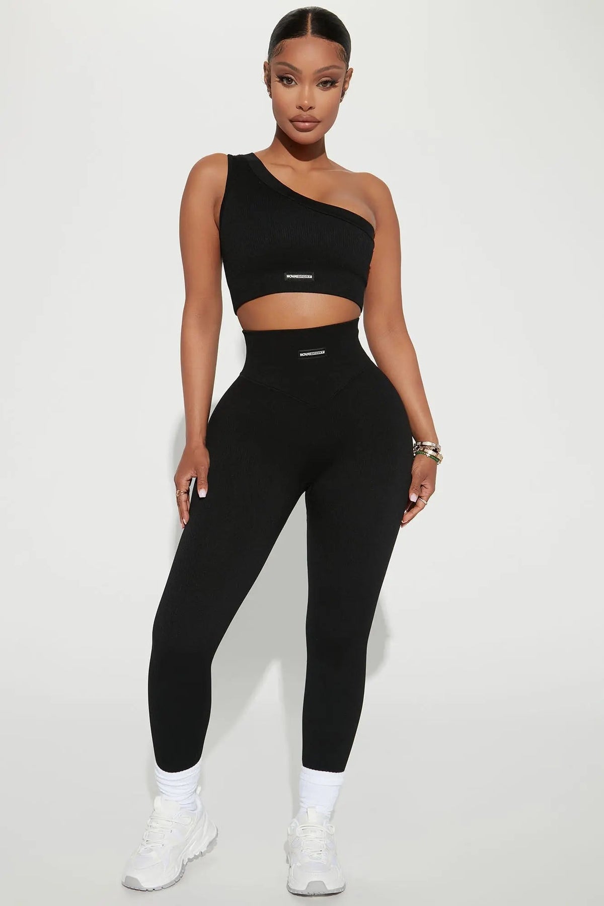 Effortless Juno Capri Ribbed Seamless Legging - Black Fashion Nova