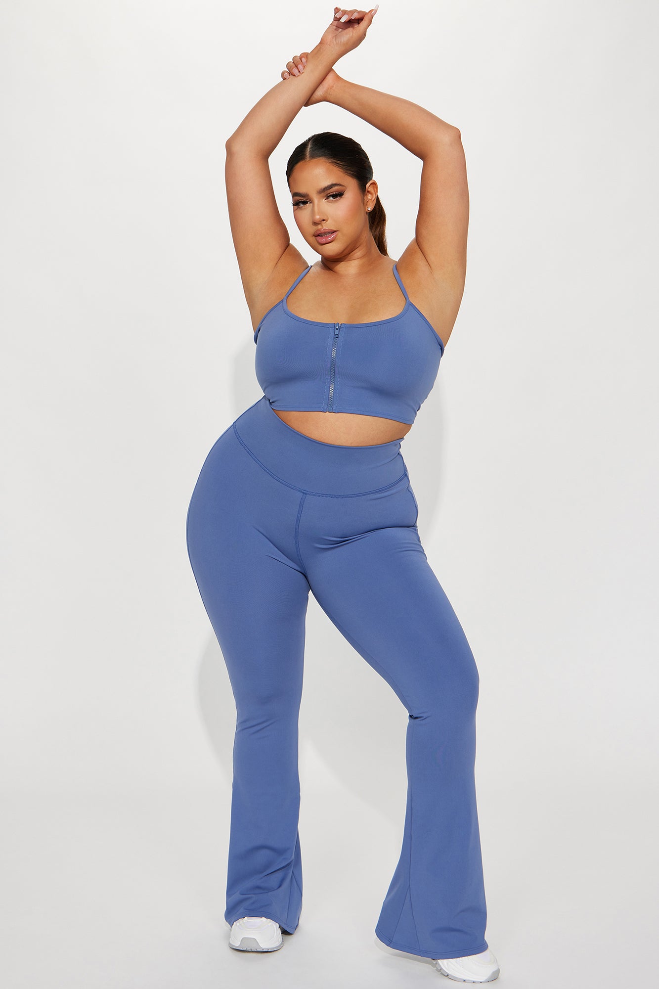 Break A Sweat Active Sports Bra - Slate Blue Fashion Nova