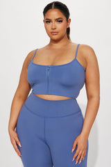 Break A Sweat Active Sports Bra - Slate Blue Fashion Nova