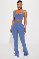 Break A Sweat Active Sports Bra - Slate Blue Fashion Nova