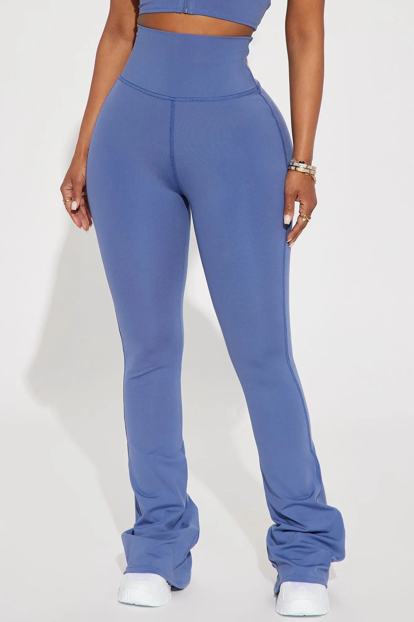 Break A Sweat Active Yoga Pant - Slate Blue Fashion Nova