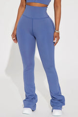 Break A Sweat Active Yoga Pant - Slate Blue Fashion Nova