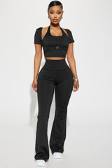 Lily Active Top - Black Fashion Nova