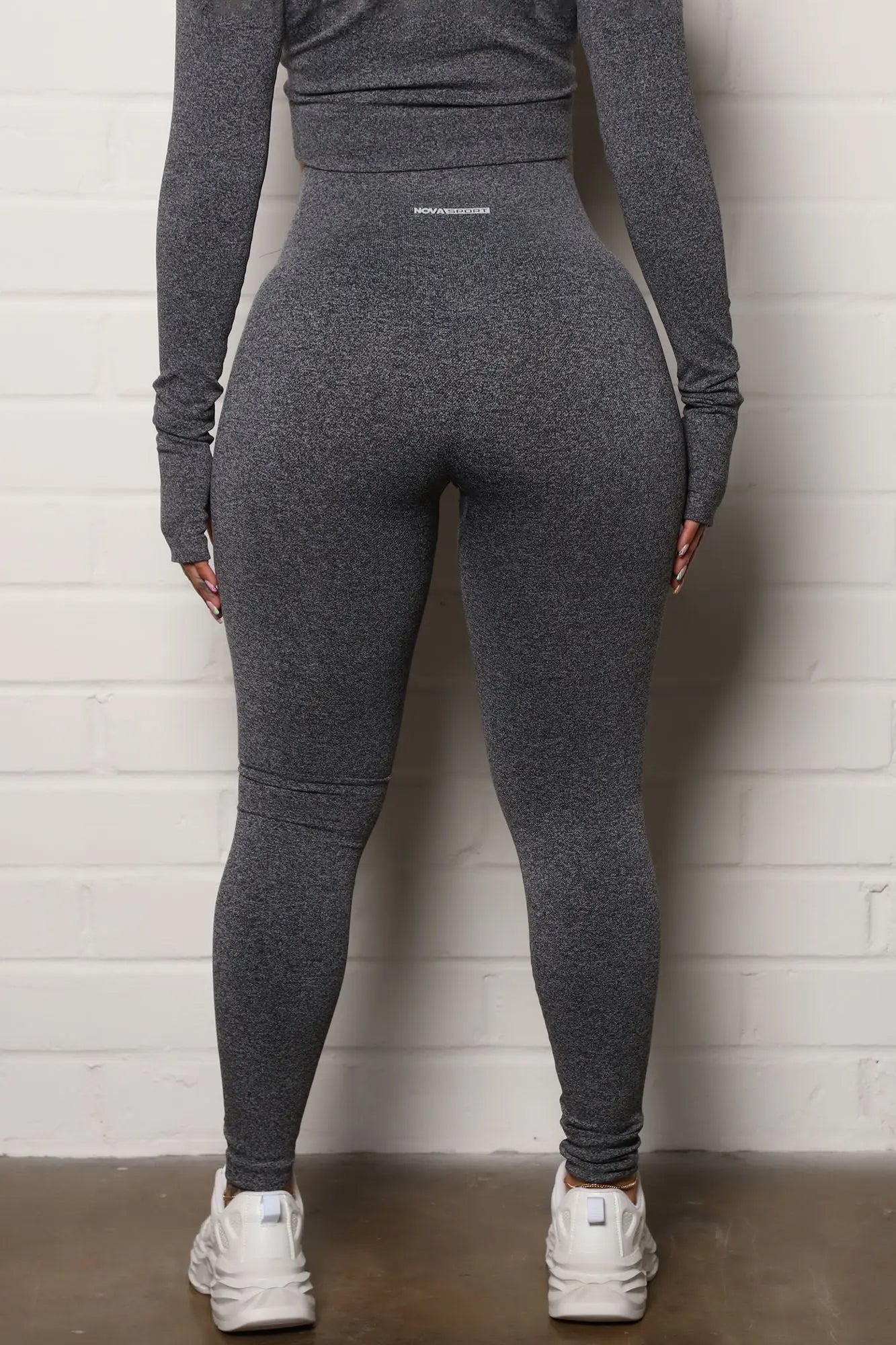 Vital Goddess Active Legging in Infinity Seamless - Black Fashion Nova