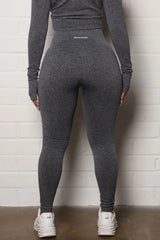 Vital Goddess Active Legging in Infinity Seamless - Black Fashion Nova