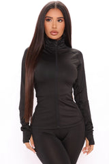 First Place Active Jacket - Black Fashion Nova