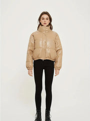Bristol Collection: Leather Puffer Coat Modavivo