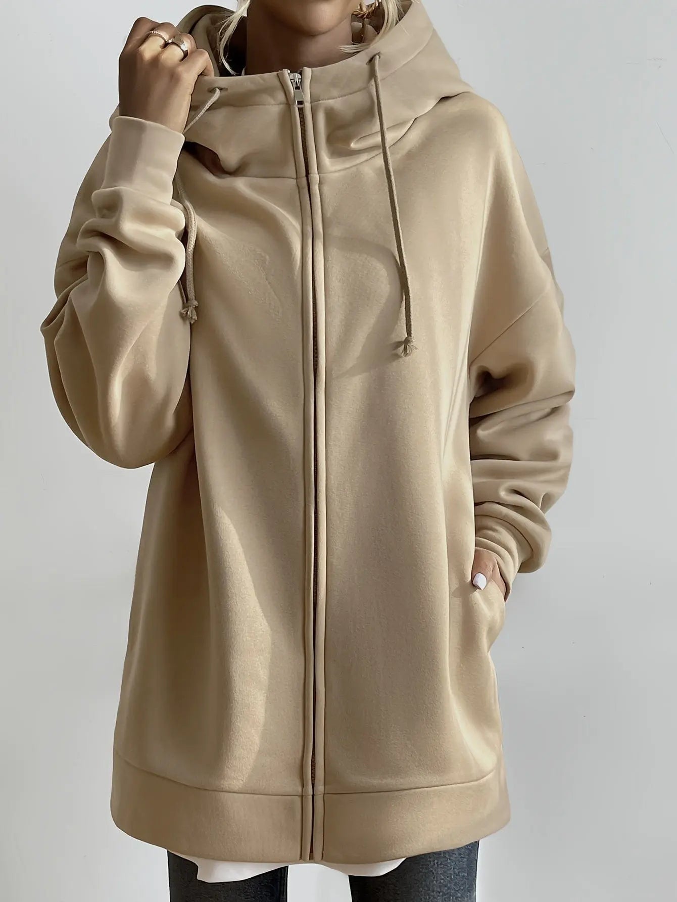 CLOUDTEK™ Oversized Mid-Length Hoodie Modavivo