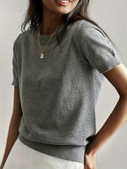 CLOUDTEK™ Knitted Short-Sleeve Sweater Modavivo