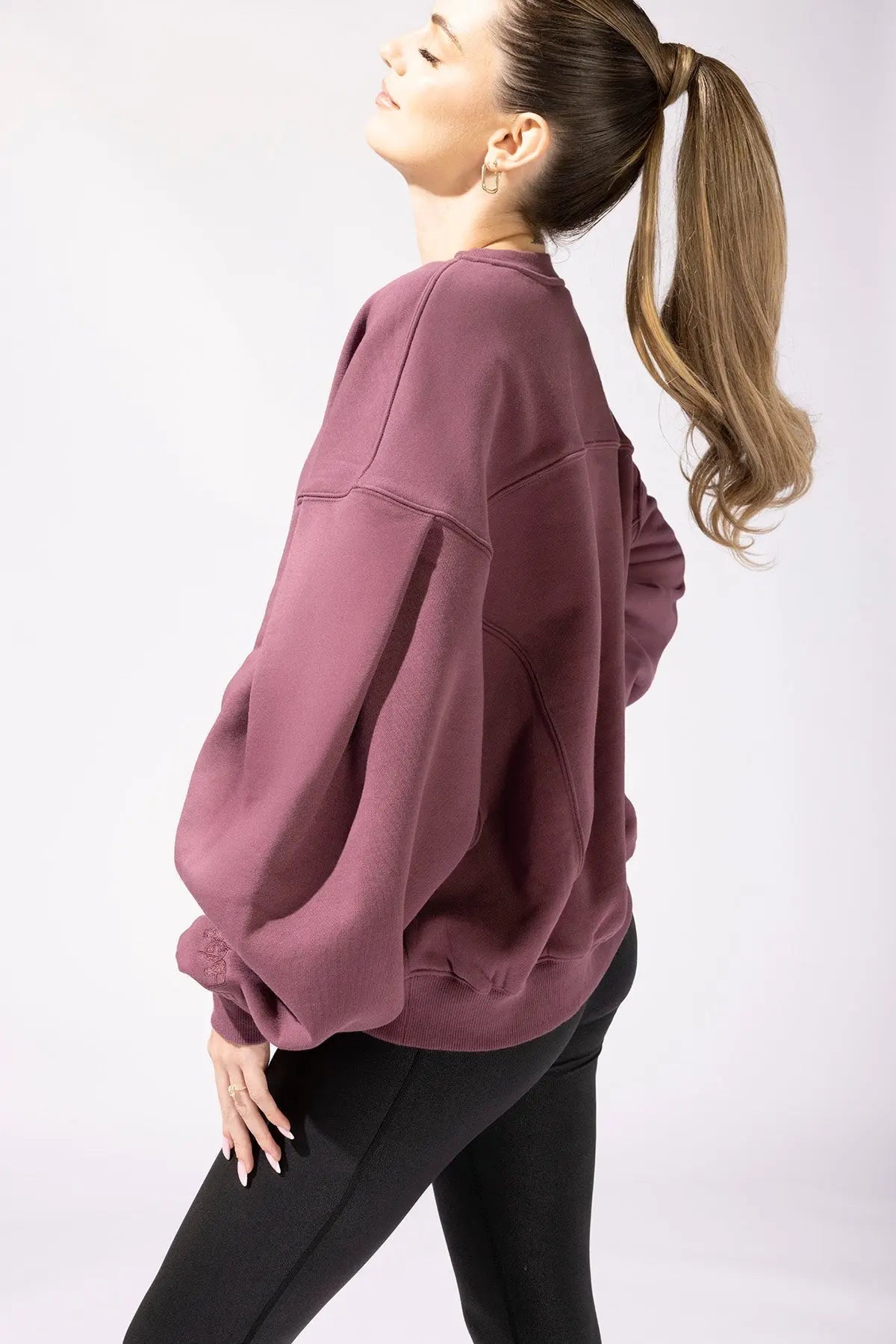 Brunch Sweater - Merlot POPFLEX®
