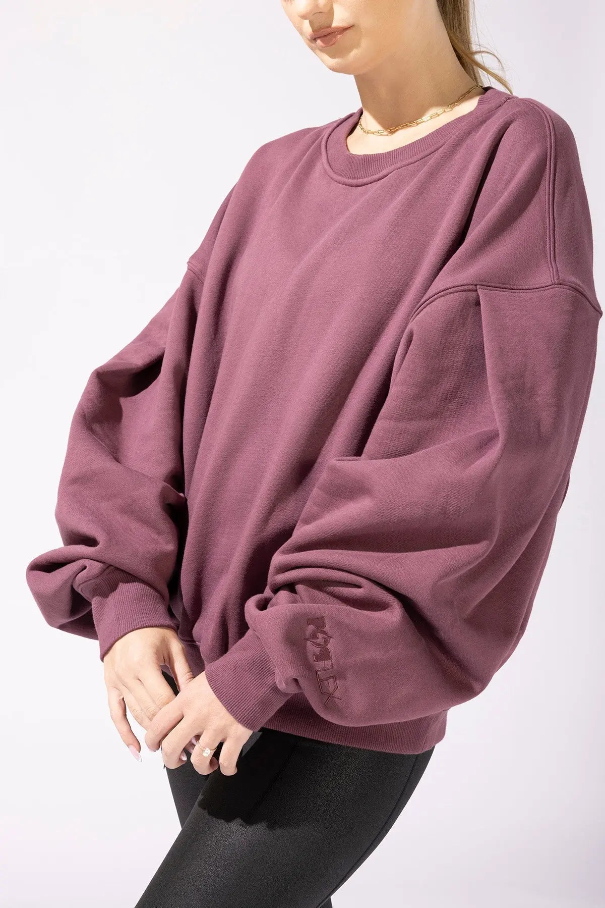 Brunch Sweater - Merlot POPFLEX®