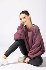 Brunch Sweater - Merlot POPFLEX®