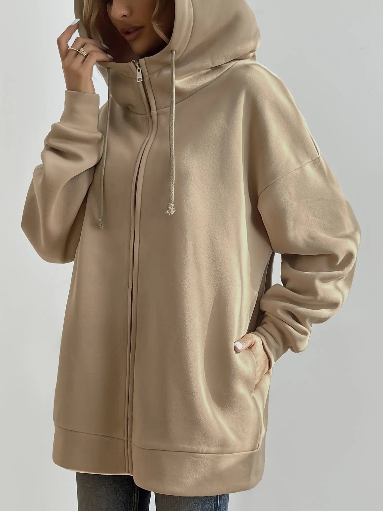 CLOUDTEK™ Oversized Mid-Length Hoodie Modavivo