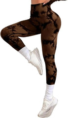 QIUNI Women Yoga Sets Tie Dye saudishark