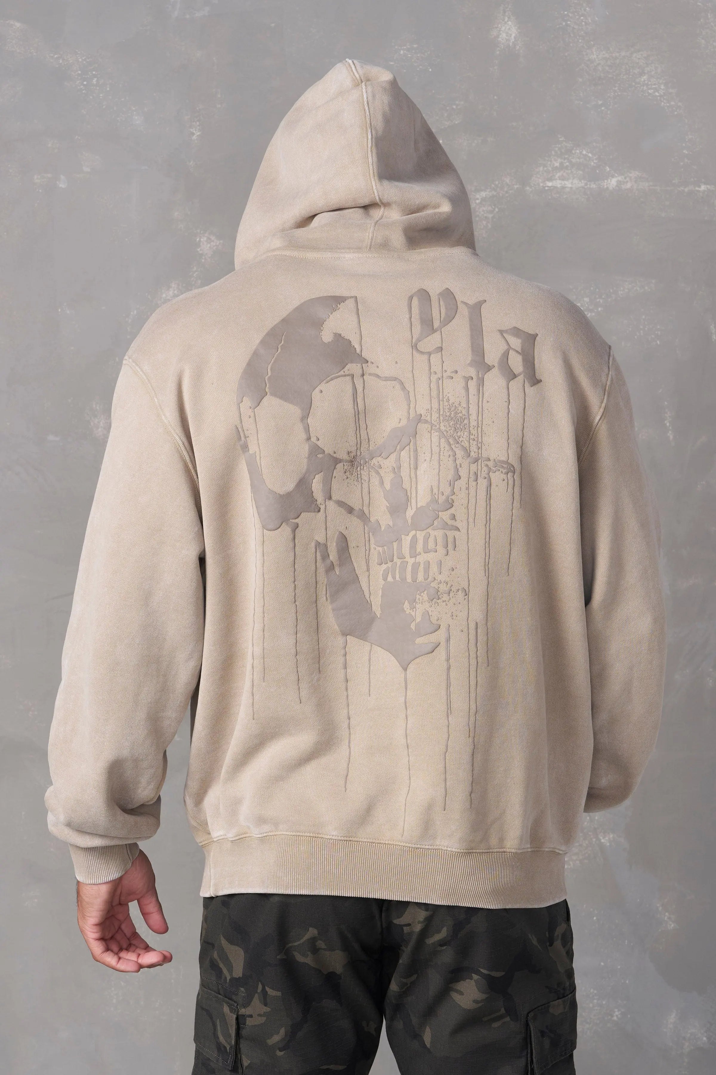 551 - Drippy Skull Hoodie Tony