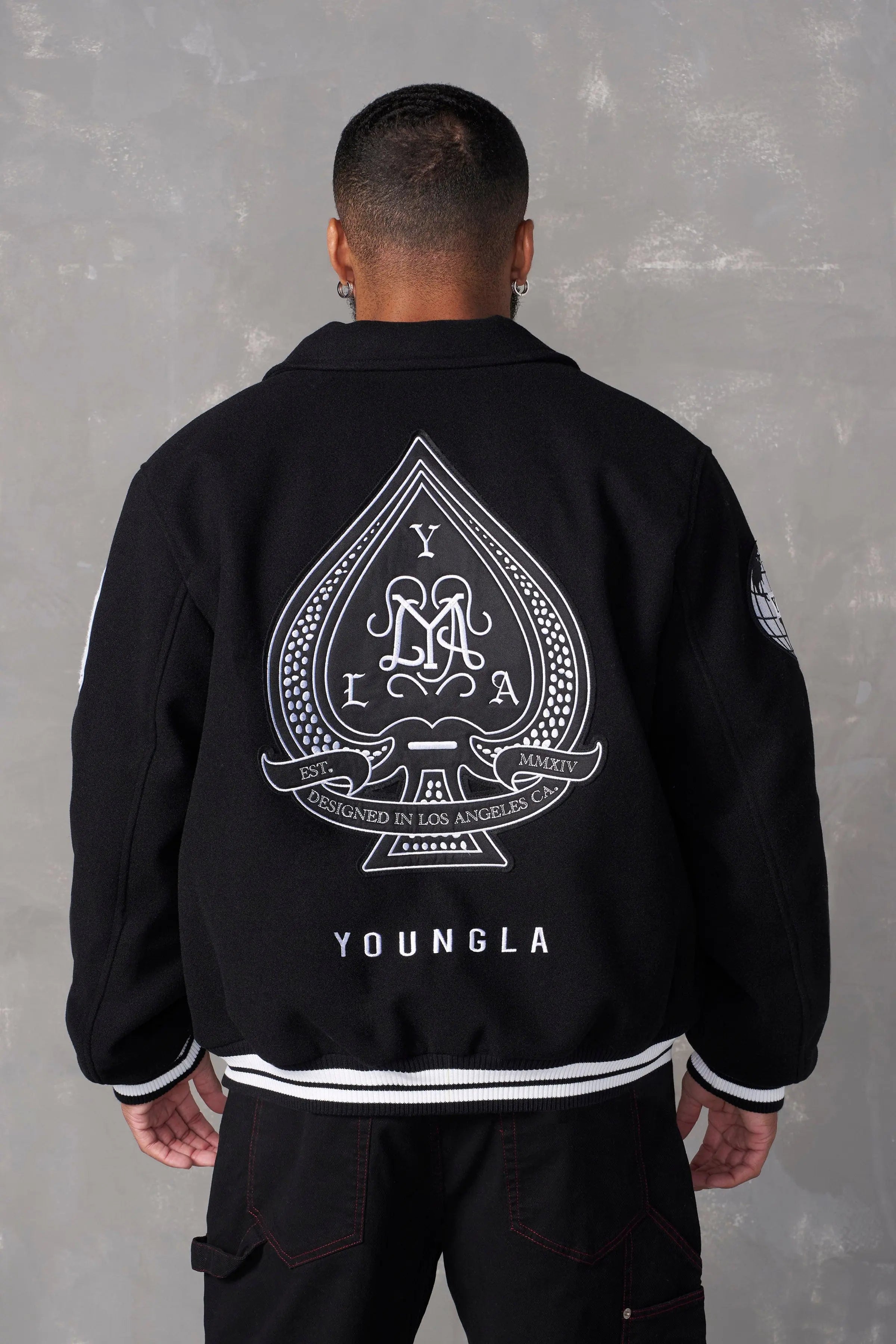 569 - Ace of Spade Letterman Bincheto
