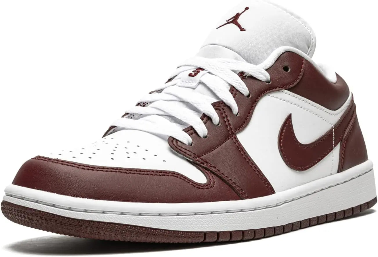 حذاء رياضي SHARK SHARK air jordan 1 منخفض عنابي.