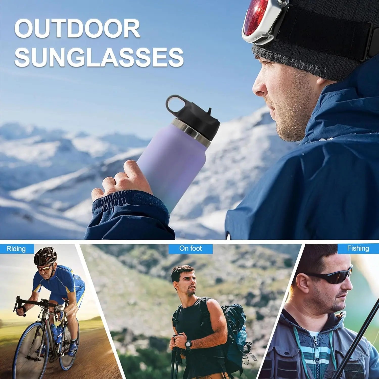 Mens Sport Sunglasses, Polarized Sunglasses SAUDI SHARK | براند سعودي