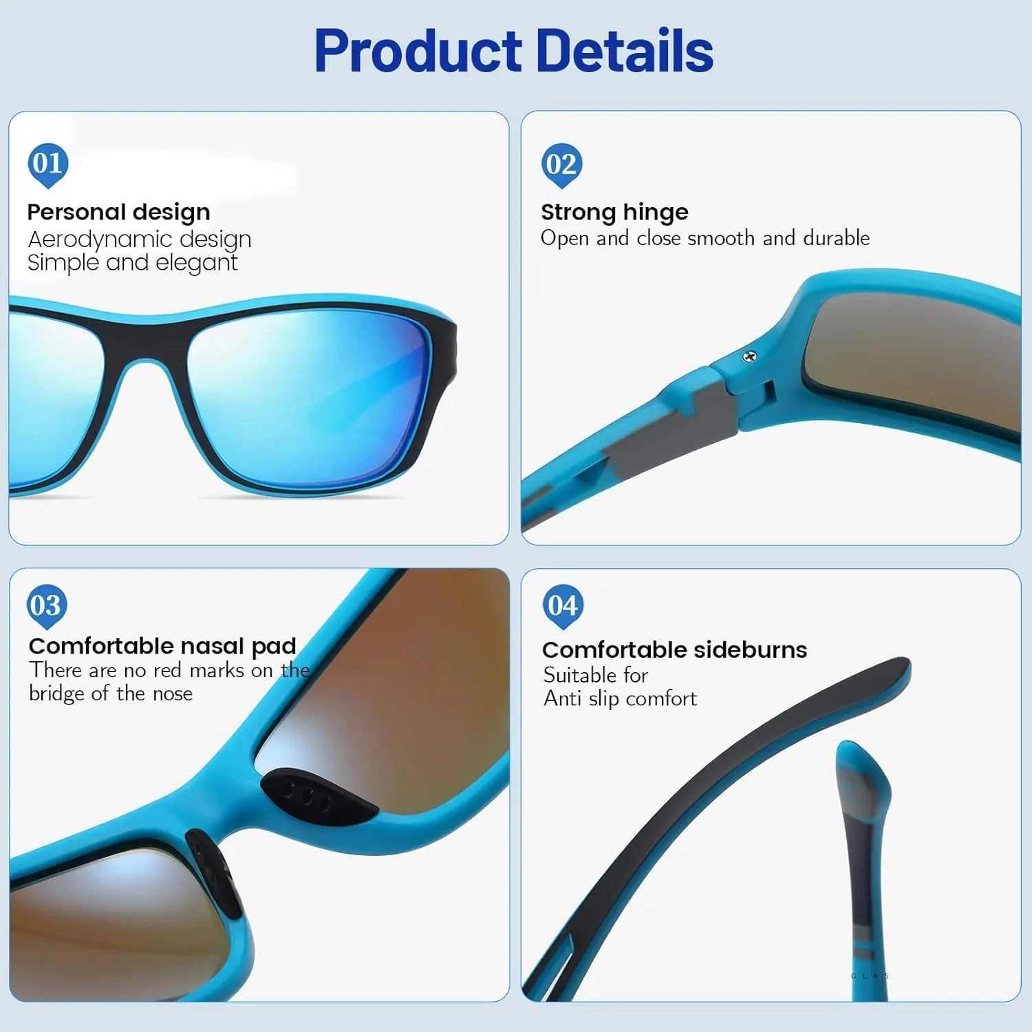 Mens Sport Sunglasses, Polarized Sunglasses SAUDI SHARK | براند سعودي