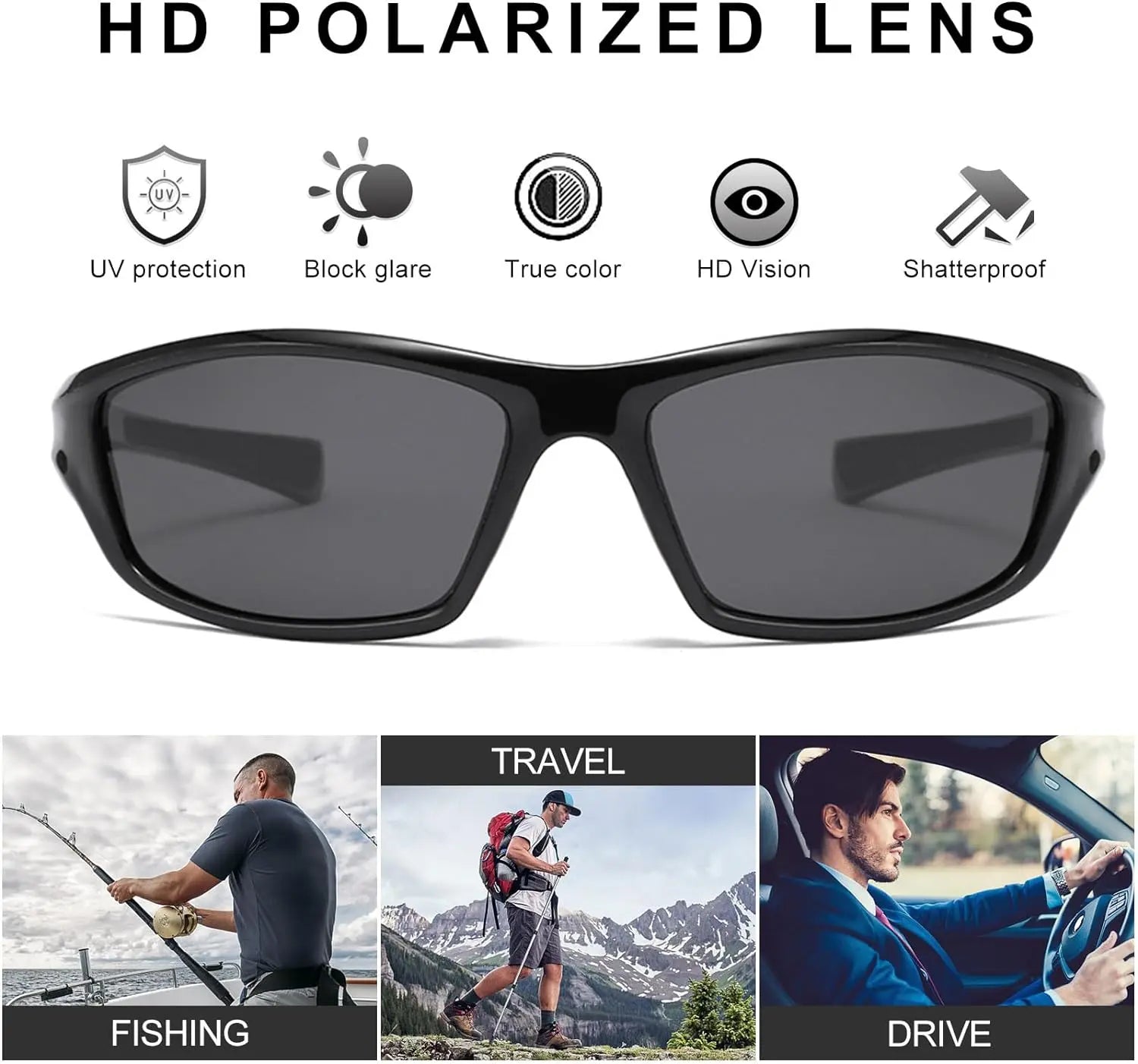 Mens Sport Sunglasses, Polarized Sunglasses SAUDI SHARK | براند سعودي