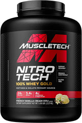 Muscletech Nitro Tech Whey Gold Strawberry Supplement (999g/ 2.20lbs) SAUDI SHARK